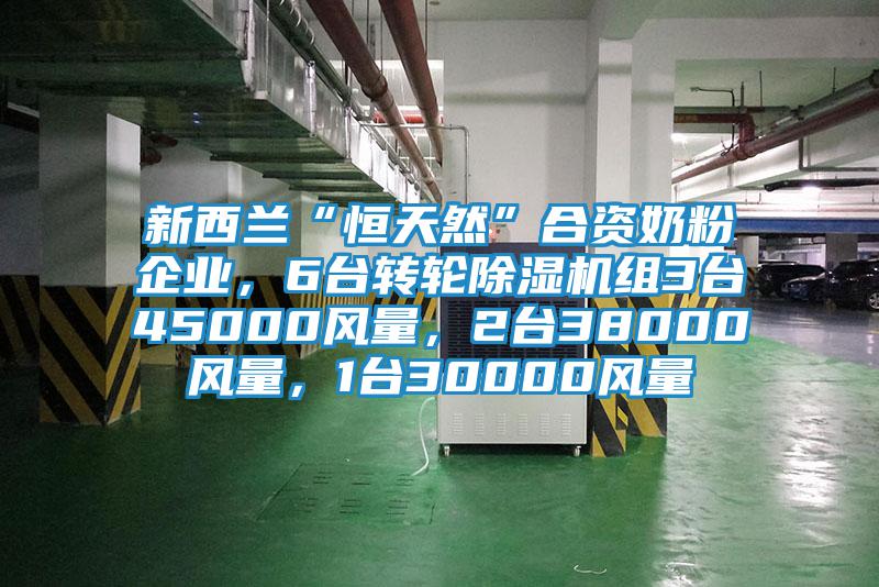 新西蘭“恒天然”合資奶粉企業(yè)，6臺轉(zhuǎn)輪除濕機組3臺45000風量，2臺38000風量，1臺30000風量
