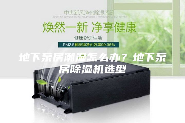 地下泵房潮濕怎么辦？地下泵房除濕機選型