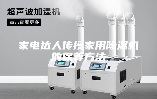 家電達(dá)人傳授家用除濕機(jī)的保養(yǎng)方法