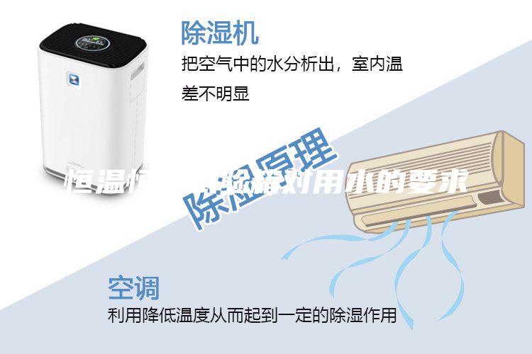 恒溫恒濕試驗箱對用水的要求