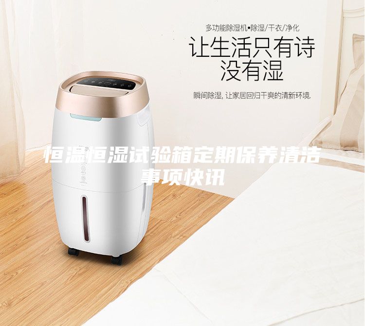 恒溫恒濕試驗箱定期保養清潔事項快訊